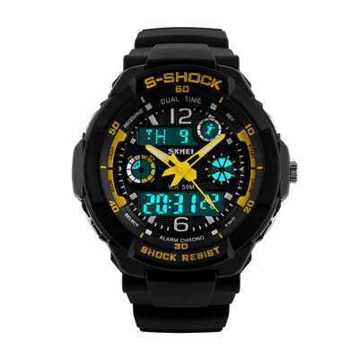 

SKMEI 1060 Men Multi Function Military -shock Sports Watch LED Analog Digital Waterproof Clock