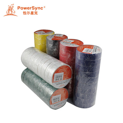 

Baoer Xingke PVC color insulation tape electrical tape red 015mm18mm20m10 into PowerSync BTB-202