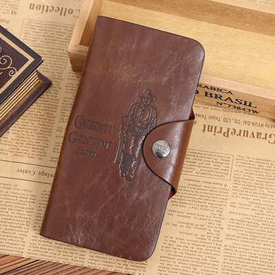 

Crazy Horse Leather Wallet Wallet Long