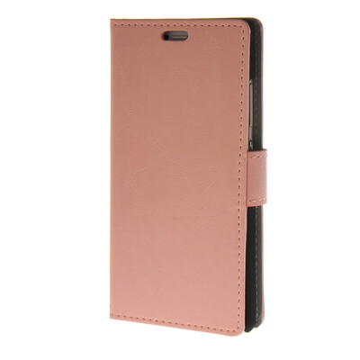 

MOONCASE Гладкая кожа PU кожаный чехол бумажник флип карты отойти чехол для Huawei Ascend P8 розовый