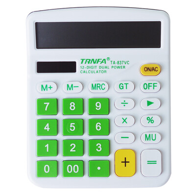 

Буква (TRNFA) ТА-837VC калькулятор зеленый моды
