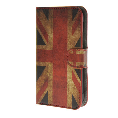 

MOONCASE UK British Flag Leather Wallet Flip Card Slot Stand Pouch Case Cover for Samsung Galaxy Xcover 3 SM-G388F A10