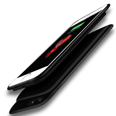 

20000mA For iphone67 Back Clip Charging Treasure Battery Ultra-thin Phone Case Power Bank Carrying Wireless Fast Charging