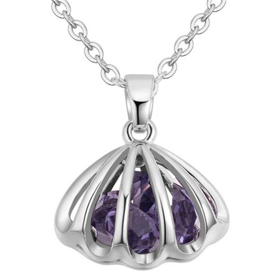 

Austria Crystal Pendant Necklaces For Women Ladies Short Chain Necklaces Vintage Fashion Jewelry Accessories 27907