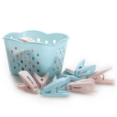 

Friends basket clothes clips 26 Pack laundry clothes windproof plastic thickening small clip J0511J