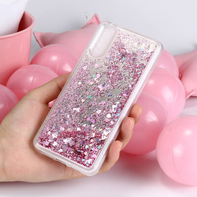 

Akabeila Cover for Huawei P20 584 inch Case Soft Mirror Dynamic Glitter Phone Protector Cover Shell