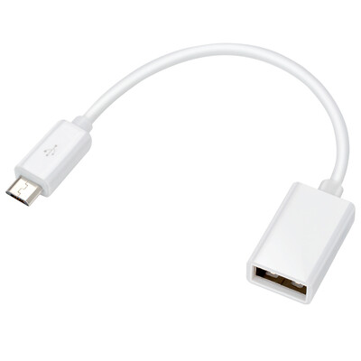 

Capshi OTG Adapter Micro USB Converter Usb Stick Mouse Cable For Android Phones And Tablets White for OppoVivoMi