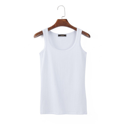 

Canvaus Summer New Women Solid Sport Style Slim Bottoming Vest Cotton Camisole Tanks Tops