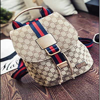 

2018 New Ladies Shoulder Bag Fashion Personality Wild Tide Canvas Ladies Backpack Printing Schoolbag Travel Mochila