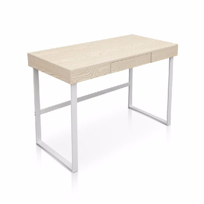 

Romacci IKayaa Modern Metal Frame Computer Desk Table with Drawer Home Office Study Writing Desk Computer Workstation Furniture 12