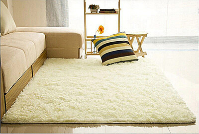 

NicerDicer Carpets for home living room Modern Fluffy Anti-Slip Shaggy Area Rug 80*120cm