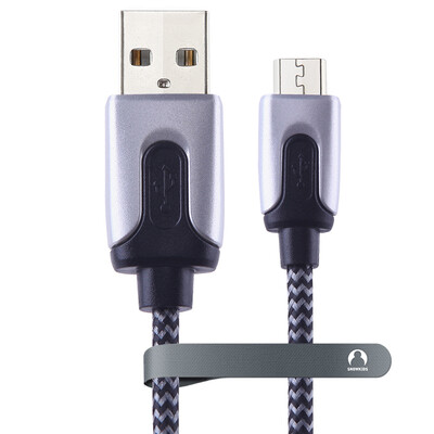 

Алюминий U-головка Snowkids Android Micro USB интерфейс к телефонной линии / 1,5 м Silver зарядный кабель для Samsung / Huawei / проса / Meizu / вроде HTC
