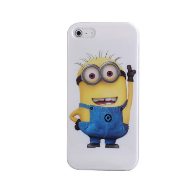 

Minions for iPhone 4 4S/5 5S/6 6S TPU Case Cute Despicable Me 3D Cartoon Soft Gel Back Cover