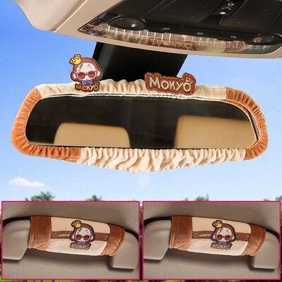 

Crown monkey car tissue box cover car interior decoration cartoon beige HGH-04C