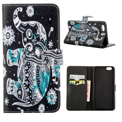 

MOONCASE ЧЕХОЛ ДЛЯ iPhone 6 Plus (5.5") Flip Leather Wallet Card Slot Foldable Stand Feature [Pattern series] /a15