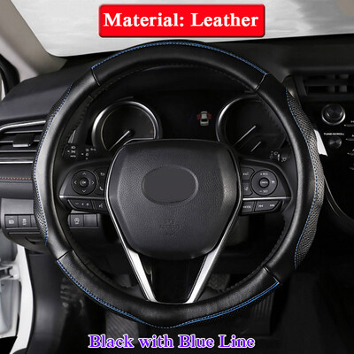 

PU Leather Car Steering-wheel Cover For Toyota 8th Camry 2018 2019 Auto Steering Wheel Covers Anti-Slip Automotive Accessories