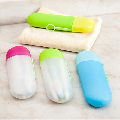 

Cntomlv Portable Toothbrush Cover Holder Outdoor Travel Hiking Camping Toothrush Cap Case household Storage Cup
