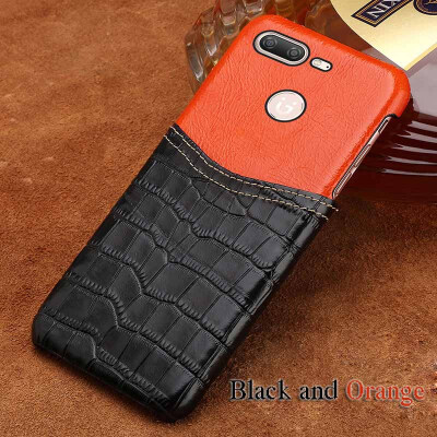 

Genuine Leather Phone Case For Gionee S10 Case Crocodile Texture&Oil wax leather Back Cover For M6 Plus Case