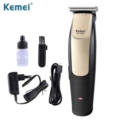 

Kemei 0mm Bald Trimmer Electric Hair Clipper Rechargeable Hair Simulation Trimmer Cordless Razor
