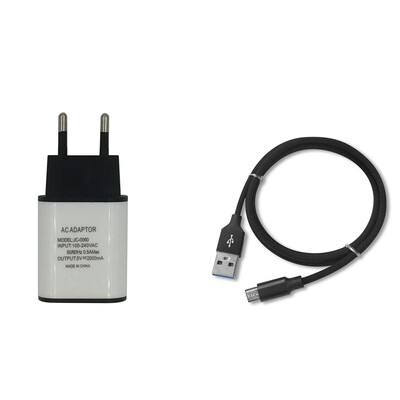 

F121 Micro USB Cable Charger Portable Travel Wall Charger Adapter EU Plug Phone sb wall charger EU plugtype-c usb cable