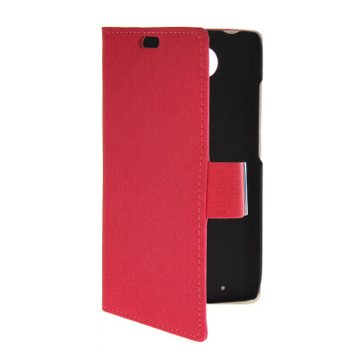 

MOONCASE Slim Leather Side Flip Card Slot Pouch Stand Shell Back ЧЕХОЛ ДЛЯ Motorola Moto Droid Turbo XT1254 Hot pink