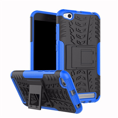 

Goowiiz Phone Case For Xiaomi Redmi 55A5 PlusNote 5 India Armor Tire Texture Rugged Protection PCTPU Silicone