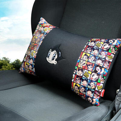 

Iron arm Astro Boy car lumbar four seasons universal waist back cushion office car with pillow lumbar cushion memory cotton lumbar cushion cushion single loading spelling terms PSXLYK-01 red black