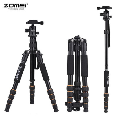 

ZOMEI Q666 59inch Compact Travel Portable Aluminum Alloy Camera Tripod Monopod Q666C 59inch Travel Portable Lightweight Carbon F