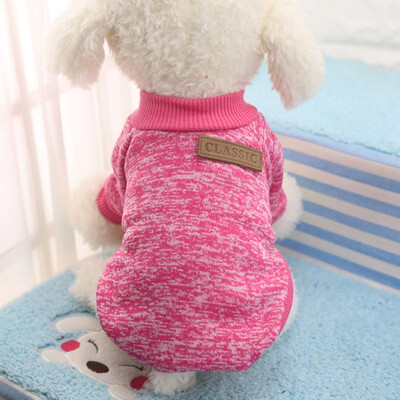 

LetsKeep Pet lovely puppy hoodies short sleeve dog cat pullover Dogs sweater clothes for small dogs like chihuahua