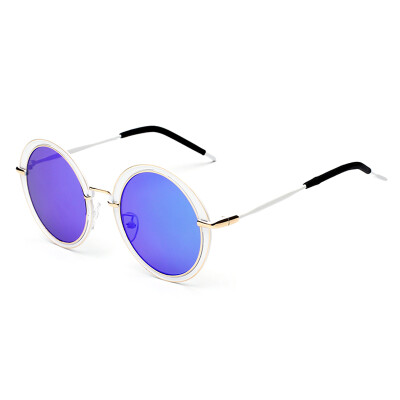 

FEIDU Brand Designer Metal Oval Sunglasses Women Vintage steampunk Sun Glasses For Women Coating Oculos De Sol Feminino Gafas