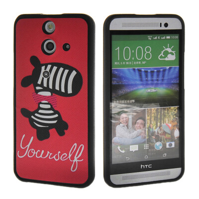 

MOONCASE Cute Pattern Soft Flexible Silicone Gel TPU Skin Shell Back Case Cover for HTC One E8