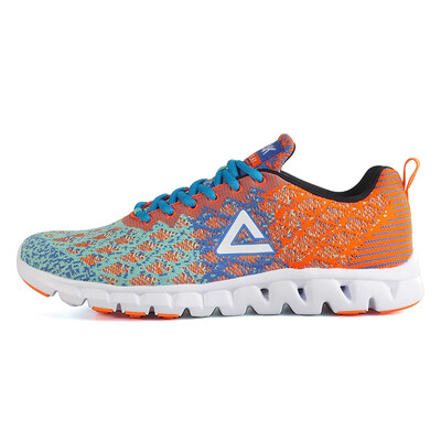 

Peak PEAK fashion sports shoes men running shoes DH610327 milk yolk fluorescent orange 44 yards