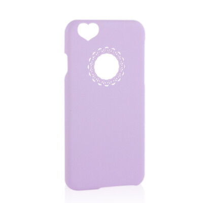 

NEW Ultra Slim Lovely Love Heart Phone Case Cover Skin For iPhone 6Plus LIGHT PURPLE
