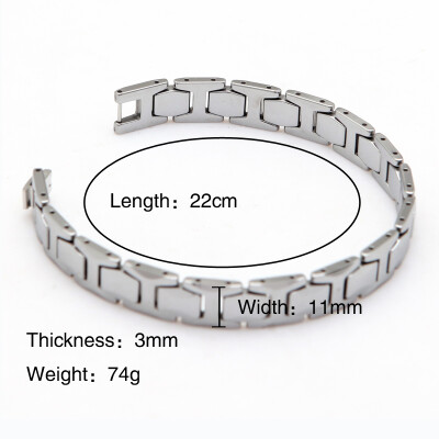 

Hpolw Men s Dashing Tungsten Bracelet