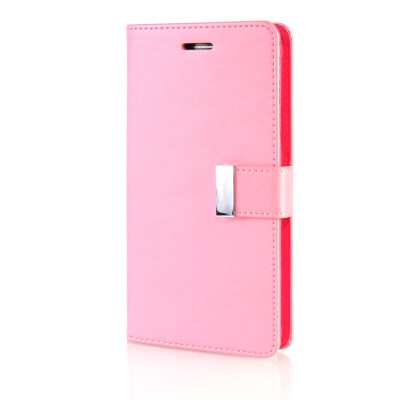 

MOONCASE Leather Side Flip Wallet Card Slot Pouch Stand Shell Back Case Cover for Samsung Galaxy Note 4 N9100 Pink