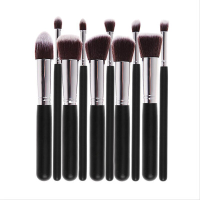 

MyMei 10Pcs Pro Makeup Cosmetic Brushes Set Face Eyeshadow Lip Foundation Powder Brush