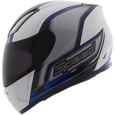 

YOHE 991 motorcycle helmet men&women personality cool game full face helmet winter warm full cover running helmet white blue magic speed XL code