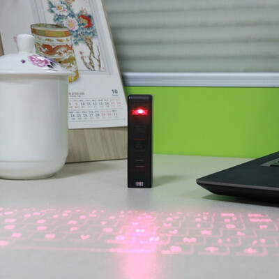 

Wireless Bluetooth Laser Virtual Projection KeyboardTouchpad Mouse KB320 For Tablet Smartphone PC English Virtual Keyboard