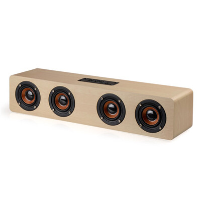 

TOPROAD 12W Hifi Bluetooth Speakers Wireless Stereo Subwoofer Altavoz Wood Home Audio Desktop speaker Handsfree TF caixa de som