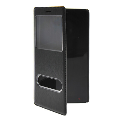 

MOONCASE View Window Leather Side Flip Pouch Stand Shell Back ЧЕХОЛ ДЛЯ XiaoMi Red Rice Note (5.5 inch) Black