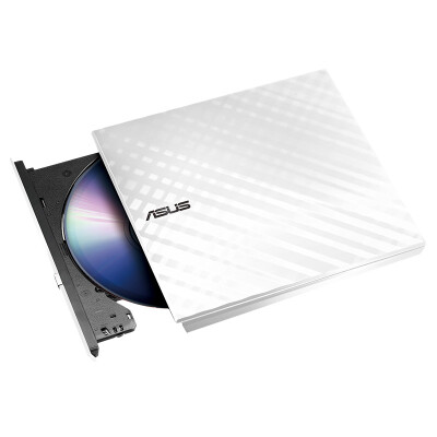 

华硕(ASUS) 8倍速 USB2.0 外置DVD刻录机 移动光驱 白色(兼容苹果系统/SDRW-08D2S-U)