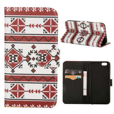 

MOONCASE Case for iPhone 6 / 6S (4.7") Flip PU Leather Fold Wallet Card Slot Kickstand Back Case Cover [Pattern series] /a19