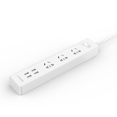 

QIC HP3A4U 4USB 4-bit 15 m socket smart USB plug-in lightning protection surge protector row wiring board drag board