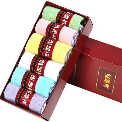 

Heng Yuan Xiang A1157871 cotton breathable socks women&39s socks socks spring&summer thin section of shallow mouth stealth socks low socks&confectionery color socks mixed color 6 double gift box uniform