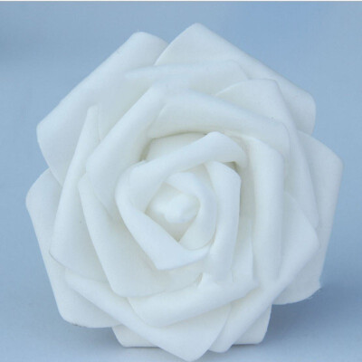 

5 Heads 8CM Artificial Rose PE Foam Flowers Dly Bride Bouquet Wreaths Wedding Home Decorative Charming Flowers