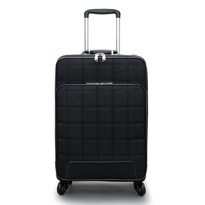 

162024 inch Travel Suitcase BagWomen Trolley Case Fashion Rolling Luggage BagsMen Square grid Commercial Box with 4 wheels