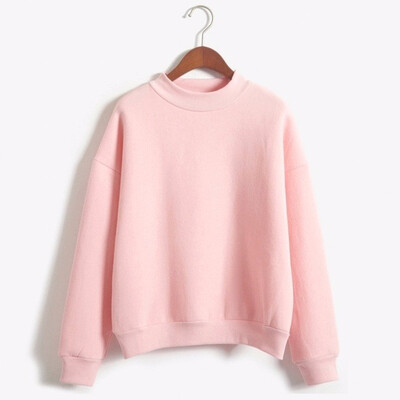 

XXL Cute Women Hoodies Pullover 9 colors Autumn Coat Winter Fleece Thick Knit Sweatshirt