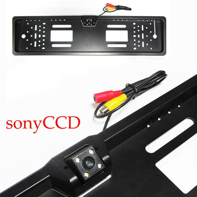 

для камер SONY CCD HD для заднего вида резервное копирование назад Универсальная камера Европейская лицензионная пластина Ночное видение с камерой LEDS
