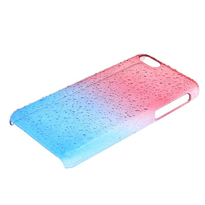 

Red Blue Beand Water-Drop Design Hard Case Cover For iPhone 5C+FREE Screen Protector +Pen