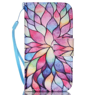 

MITI iPhone 4S Case Luxury Colorful Print PU Leather Mobile Phone Case For Apple iPhone 4 4S Side Open Flip Back Cover Bag i4